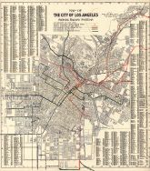 Los Angeles 1906 Railway System Map, Los Angeles 1906 Railway System Map